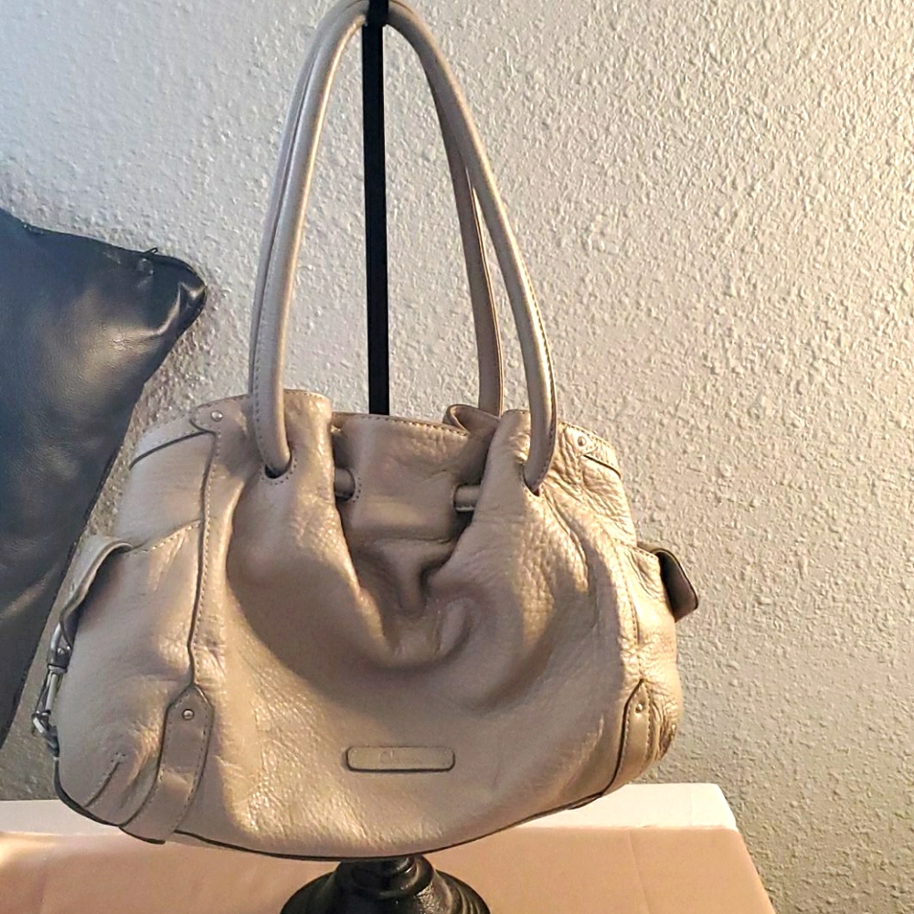 Cole Haan medium tan satchel